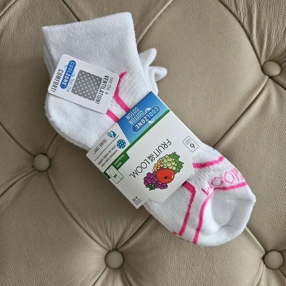 Fruit of the Loom Cotton Cool Zone Comfort 6 pairs  pack size 8 - Picture 1 of 4